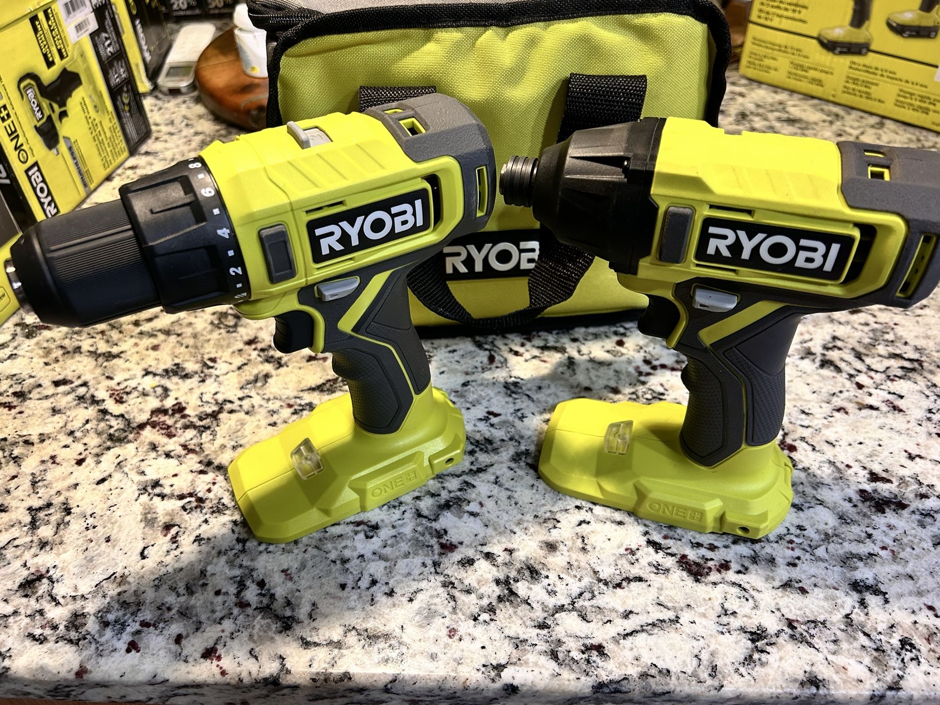 RYOBI ONE Cordless 2-Tool Combo Kit with Drill/ Impact Bag Included (Tool Only)
