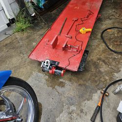 Motor Cycle Lift  With Loading Winch