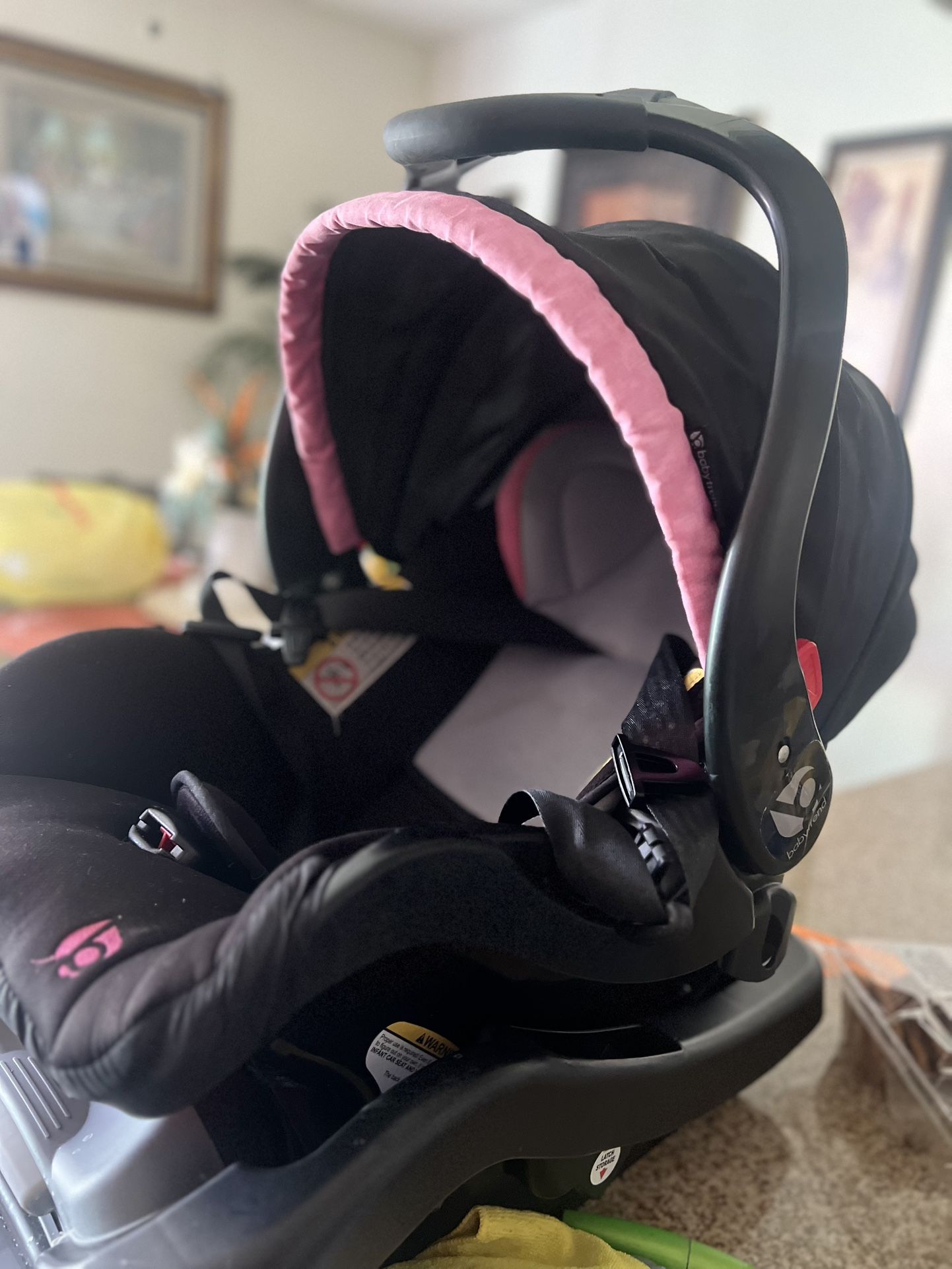 Baby Girl Car seat And Base