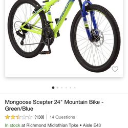 24” Mountain Bike 