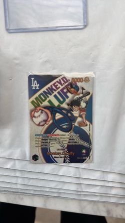 Dodgers Luffy 2025 Promo