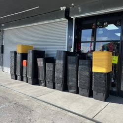 27 Gallons Storage Containers Bins $10 Each 