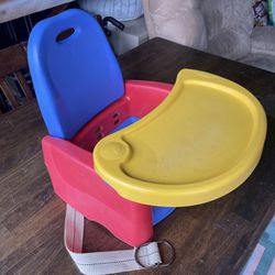 Baby Toddler Portable Booster Seat w/ Tray Eating