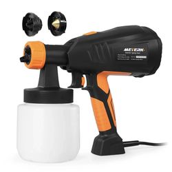 New-Meterk 400W Electric Paint Spray Gun 3 Modes 3 Nozzles Adjustable Flow E4022US