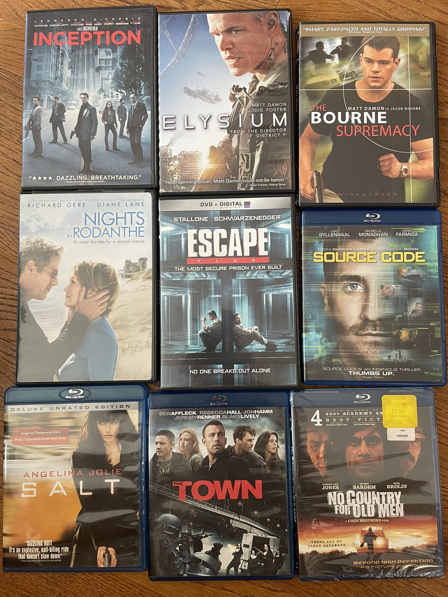 Over 100 DVDs Plus DVD Player