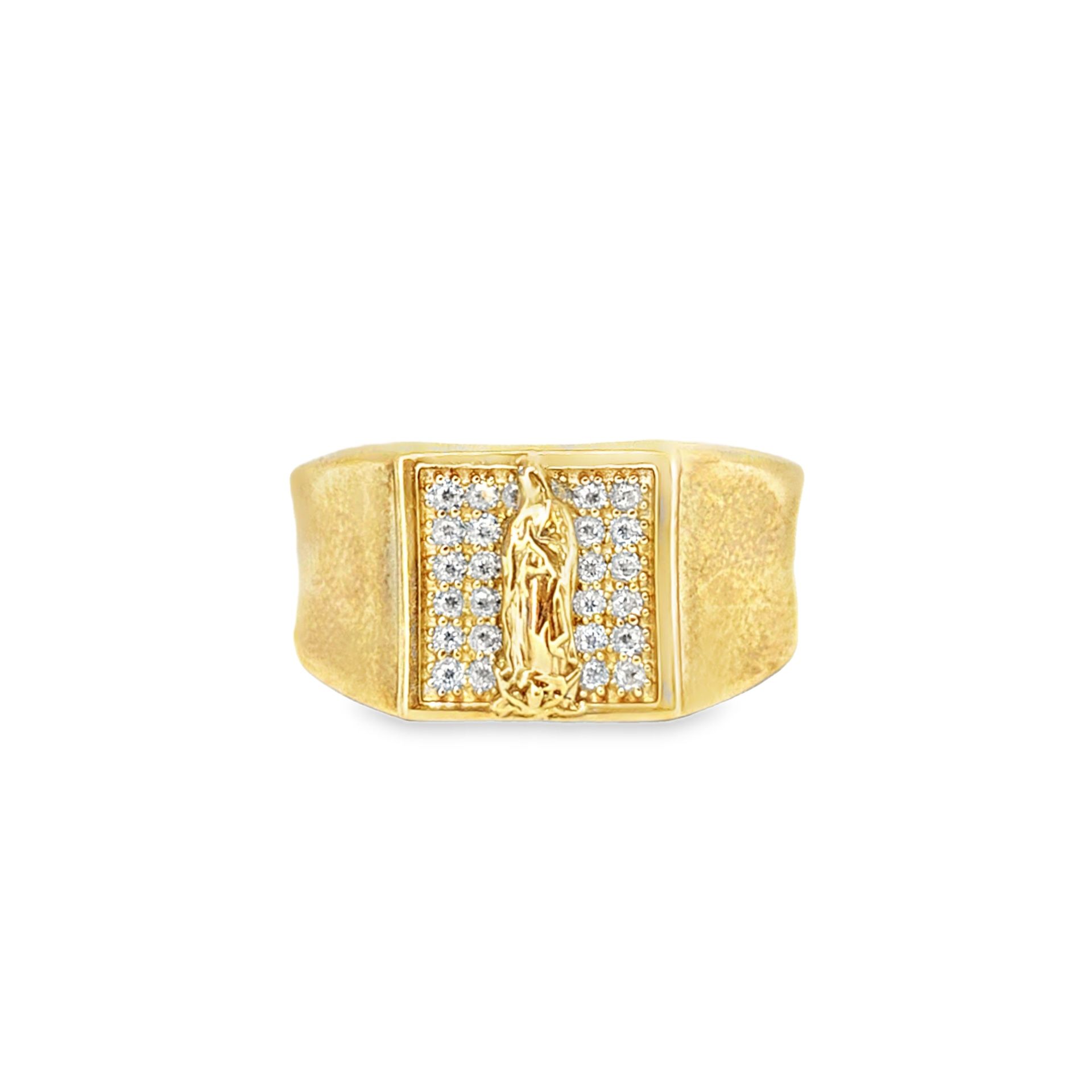 10k Yellow Gold Signet Ring 