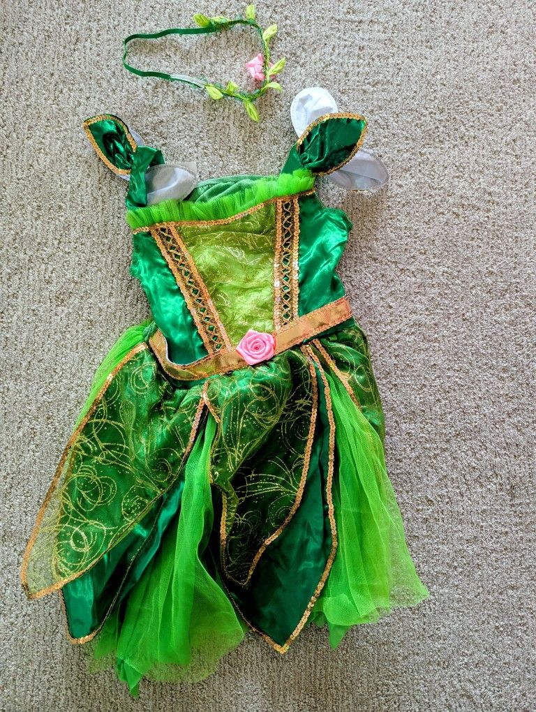 Girls Tinkerbell Costume 