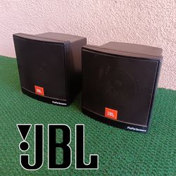 Vintage JBL J225 Pro Performers Surround Speakers Pair 6 in x 6 in Surround Speakers Sound Great!