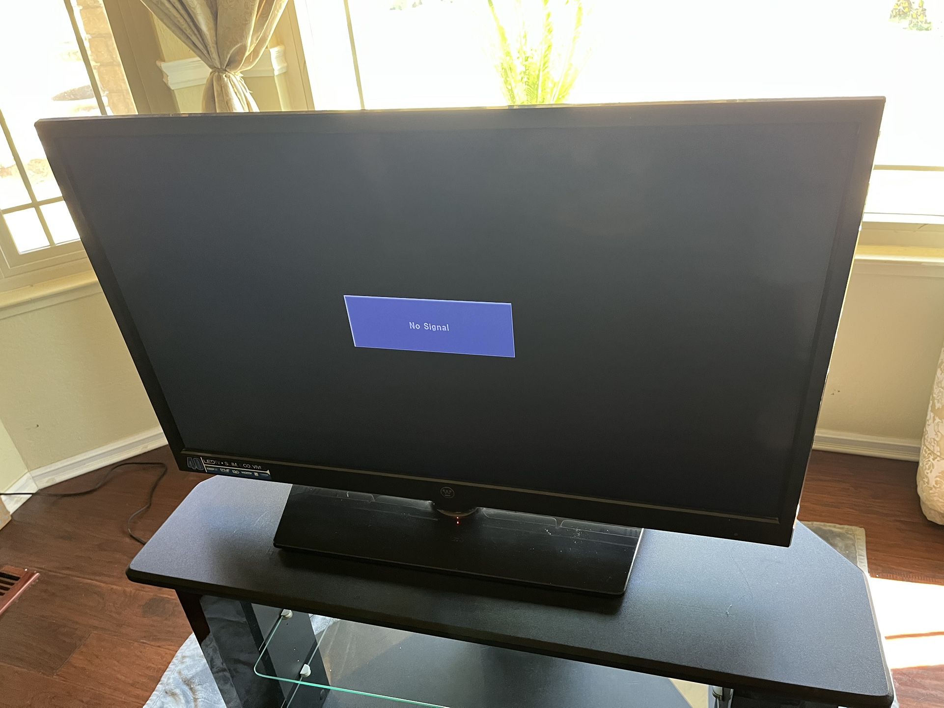 40 inch TV and stand