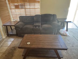 Coffee table and end tables
