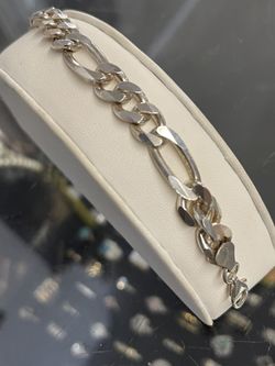 Silver Figaro Bracelet 925