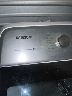 Samsung Washer and Dryer