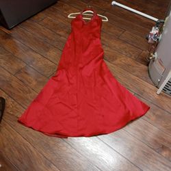 Masquerade Red Sequined Evening Dress Size 3/4