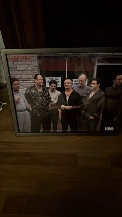 The Sopranos HBO Framed Cast Poster
