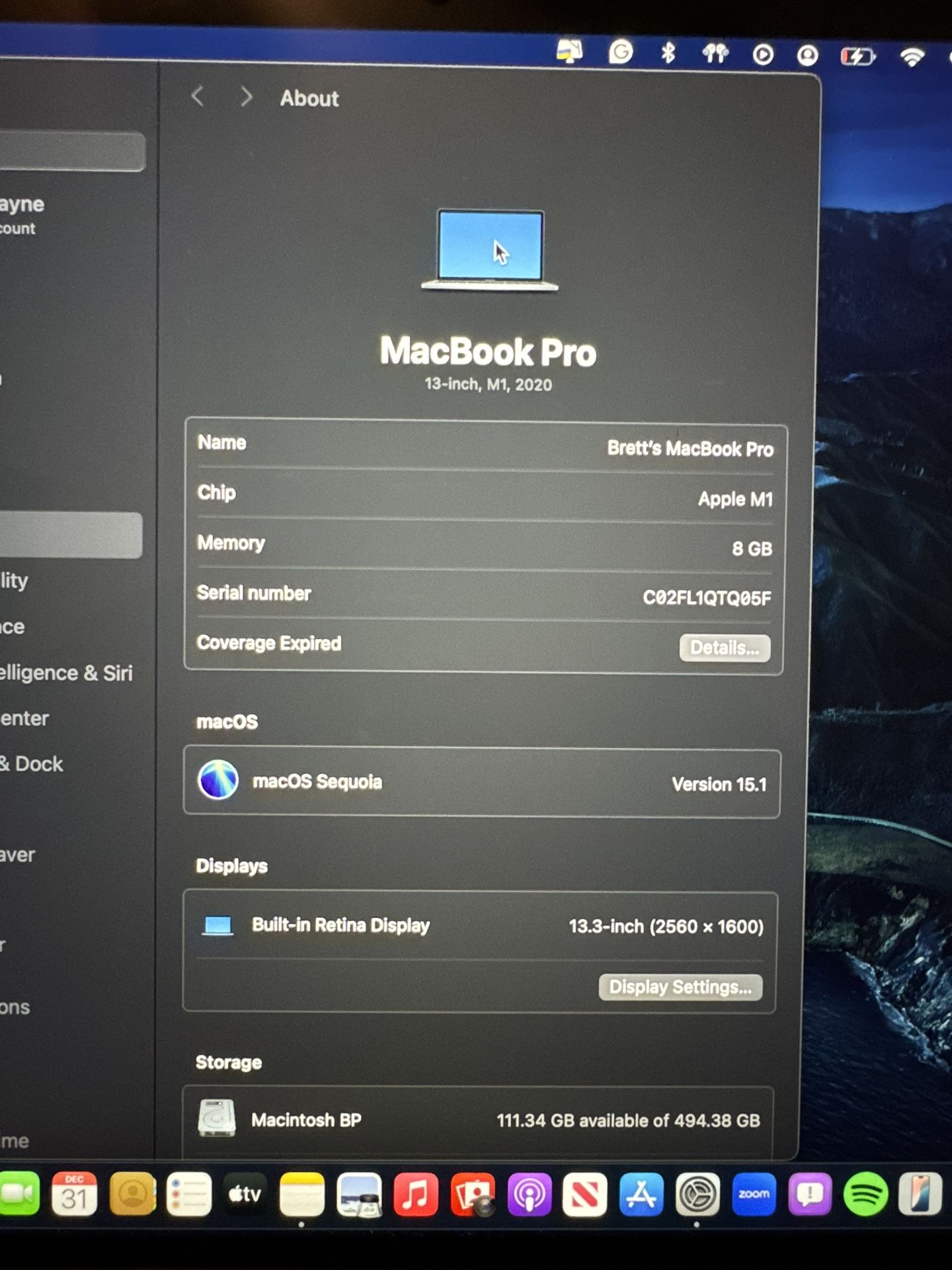MacBook Pro M1 13”