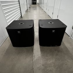 Electro-Voice ZXA1-Sub 12” Powered Subs (Pair) w/ Covers