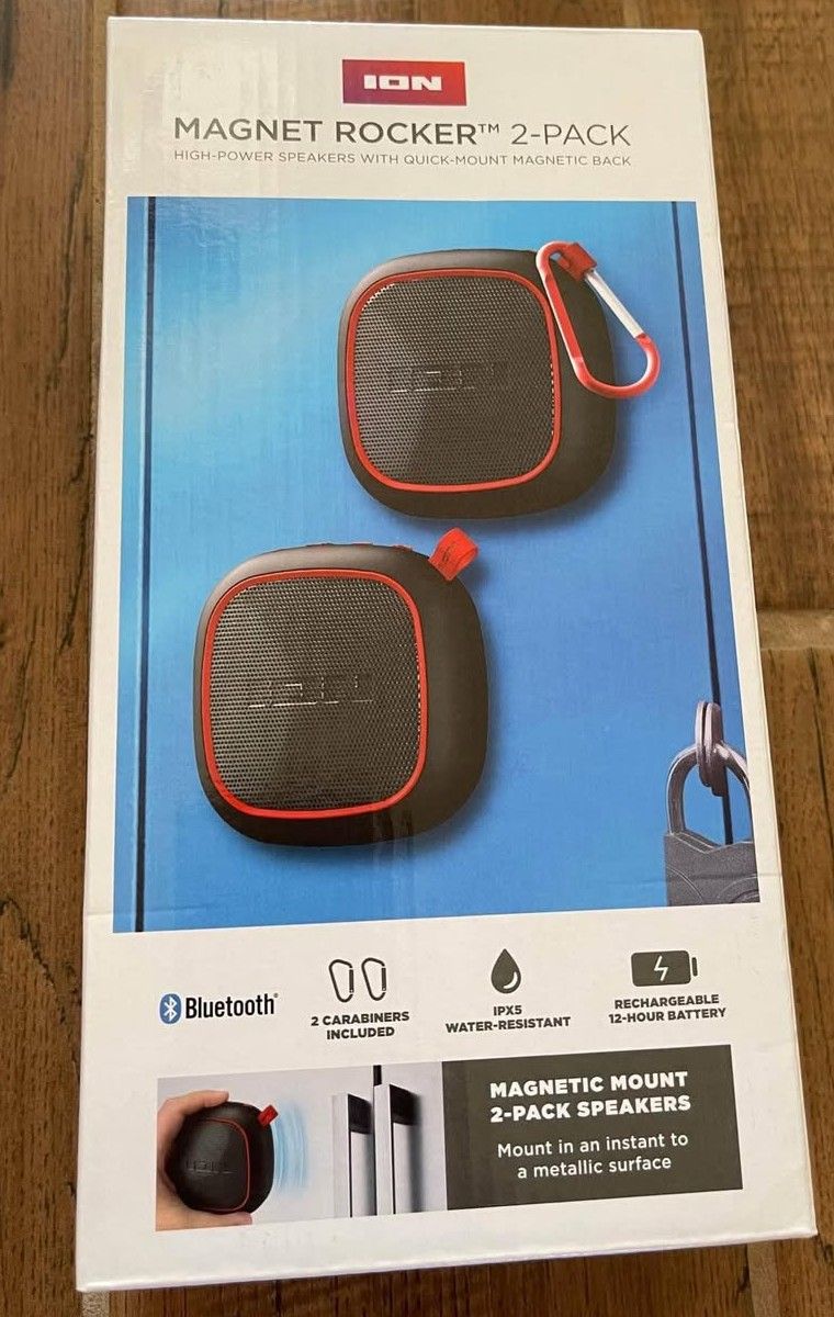Ion Audio Magnet Rocker Bluetooth Speakers 