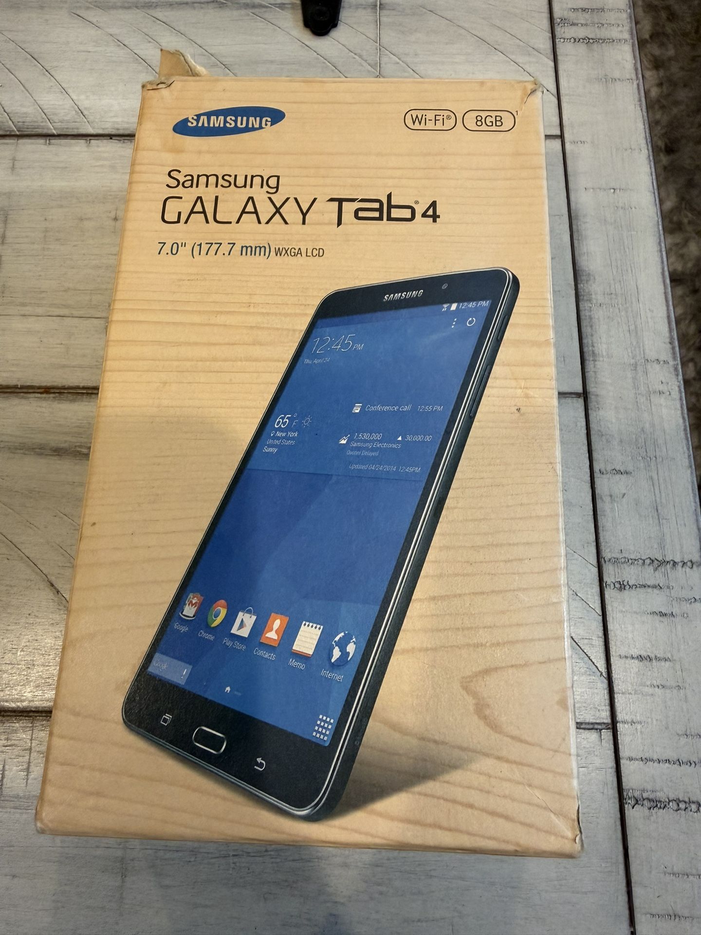 NEW OPEN BOX /UNUSED Samsung Galaxy Tab 4, 7”, 8GB - Black