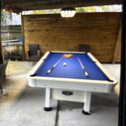 Outdoor pool table