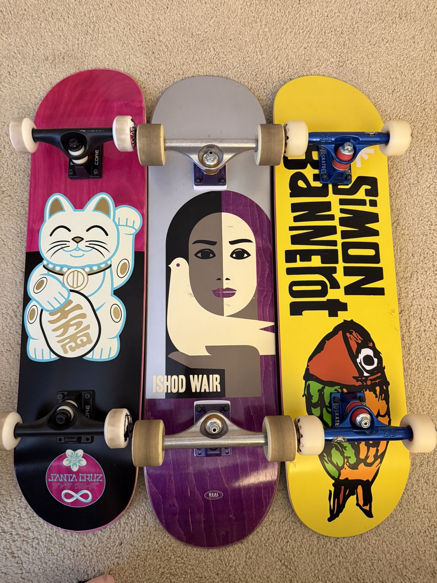 Skateboard 90% New X3
