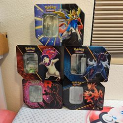 Pokemon Tins (No Packs)