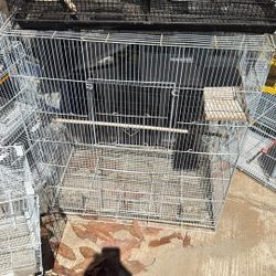 Large Used Bird Cage 