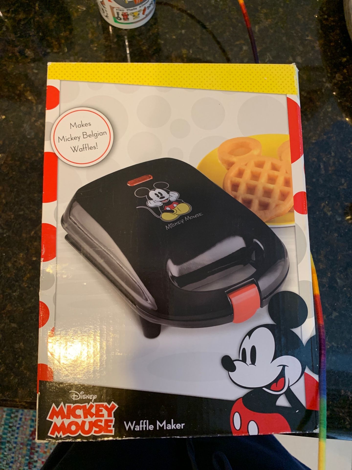 Waffle Maker Mickey Mouse shape