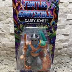 CASEY JONES - Turtles of Grayskull Wave 3 Figure MOTU TMNT New -b