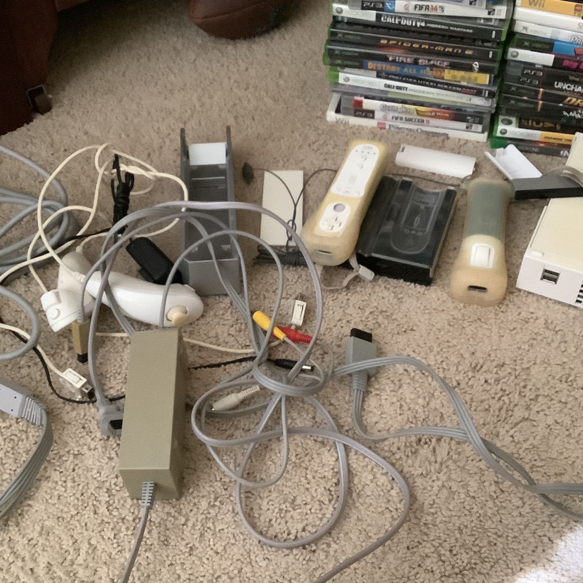 Wii Console And Bulk Of PlayStation And Xbox Games