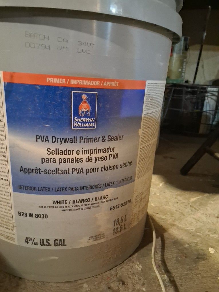$50 SHERWIN WILLIAMS PVA DRYWALL PRIMER & SEALER