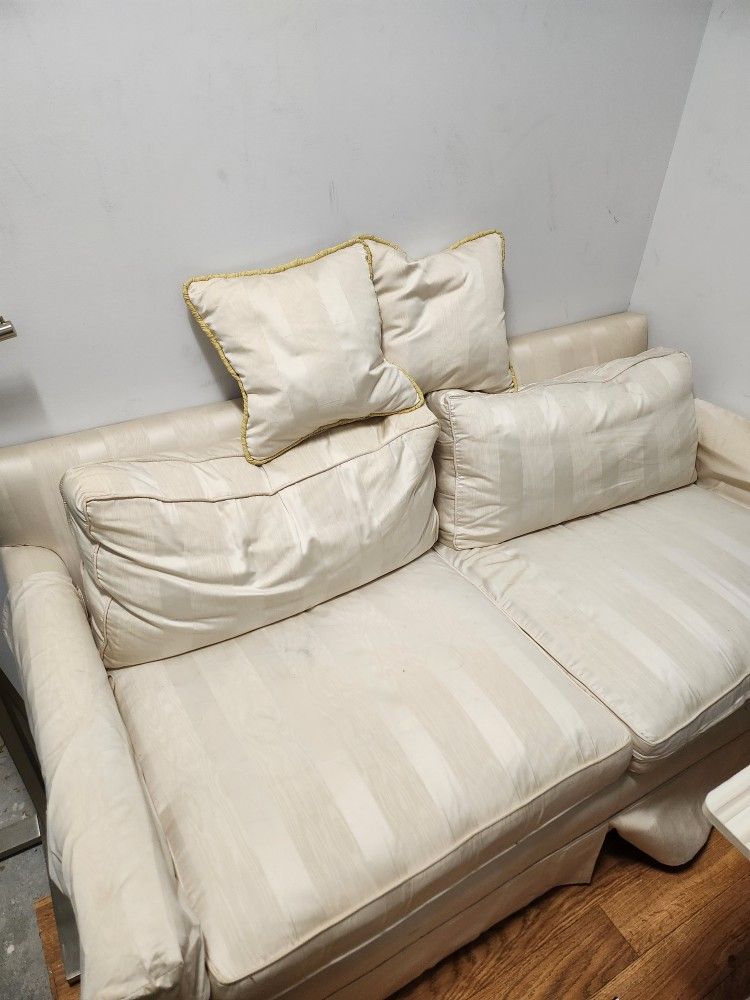 Cream Couch/Loveseat