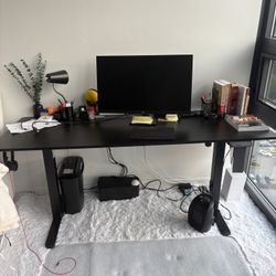 Electric Standing Desk, 60 x 24 Inches, Adjustable Stand up Desk
