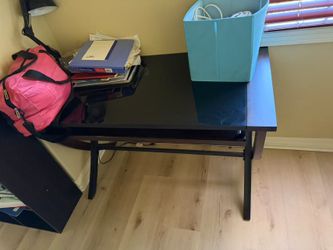 office glass desk chair book self   set