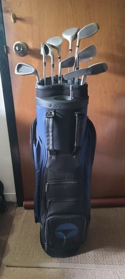 Tech Edge/MDD Golf Club Set With TaylorMade Cart Bag