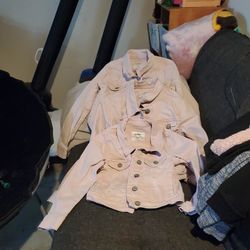 Trio Pink Jean Jackets