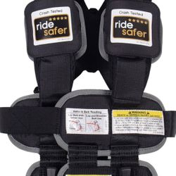 RideSafer - Asiento de coche   ( Small) negro, ligero, compacto y portátil New