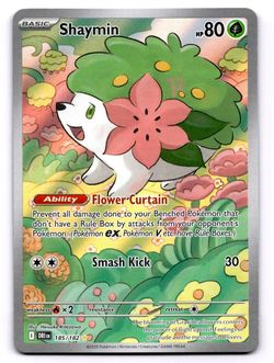 Shaymin 185/182 Pokémon Card DRI Secret Rare