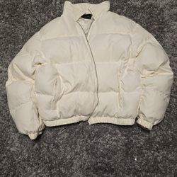 Pacsun Cream Puffer Men's M