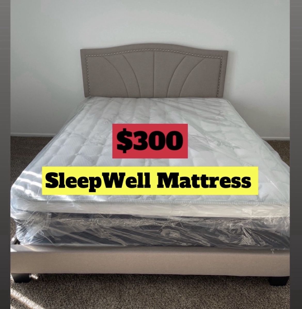 Queen Size Bed Frame With Mattress Included