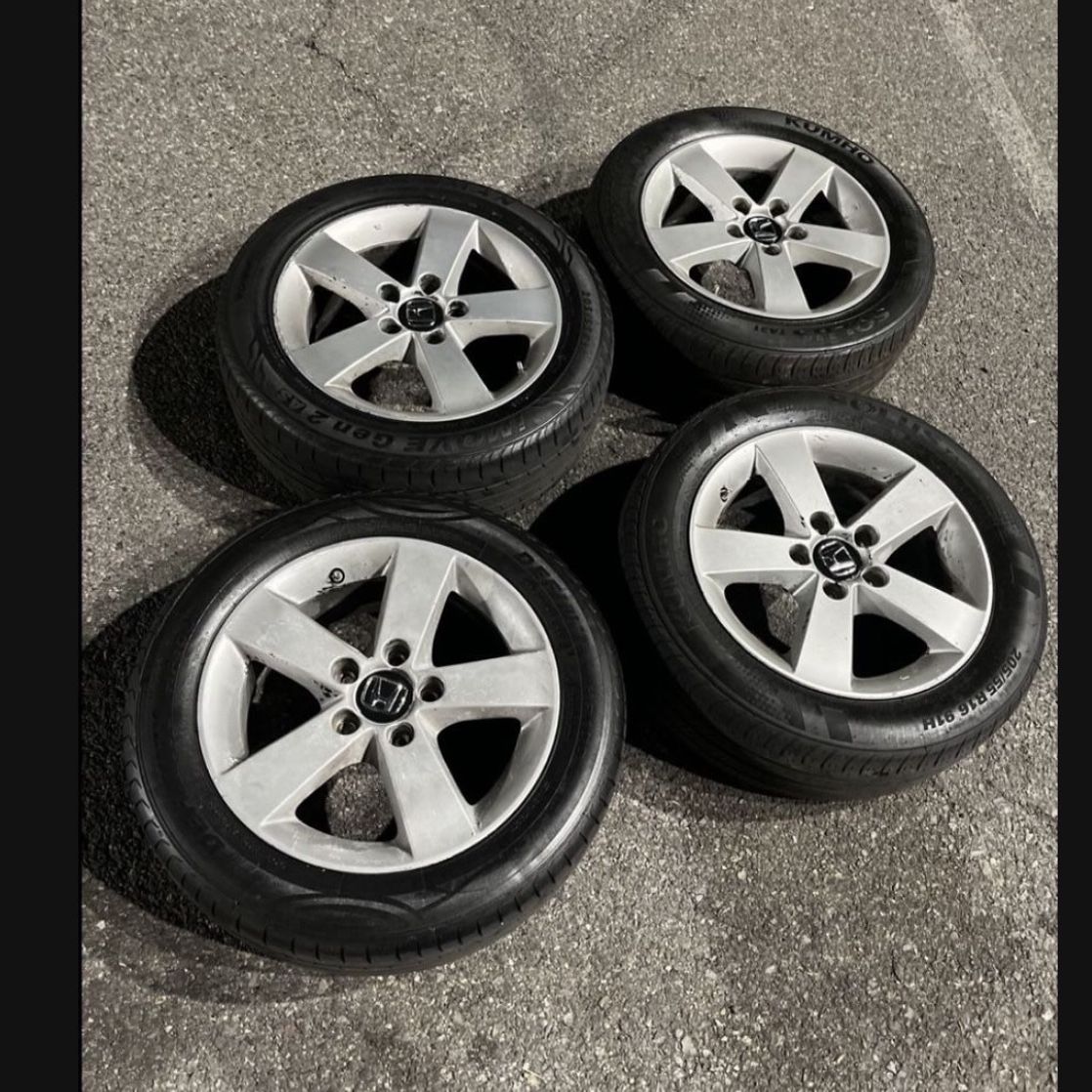4 - 205/55r16 5x4.5 Stock Honda Civic Accord Camry Corolla Rims Wheels ...