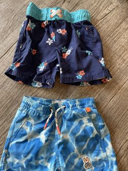 Psycho bunny and Cat & Jack Swim Trunks