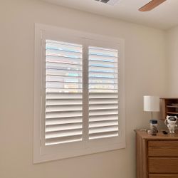 CUSTOM PLANTATION SHUTTERS- REAL WOOD WINDOW TREATMENTS