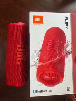 JBL FLIP 7 Portable Bluetooth Speaker red NEW