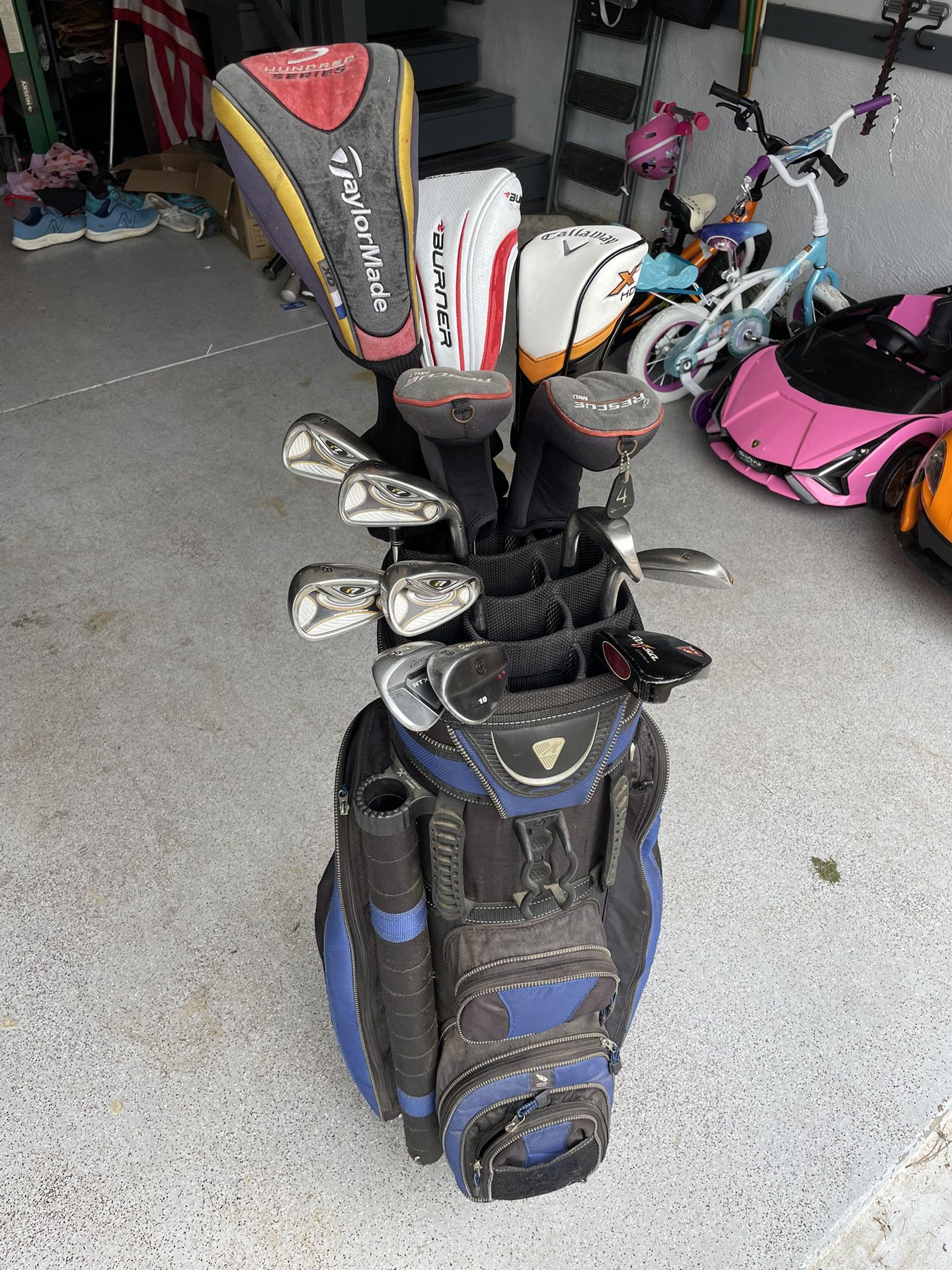 Taylormade / Callaway / Cleveland RH Golf Club Complete set with 