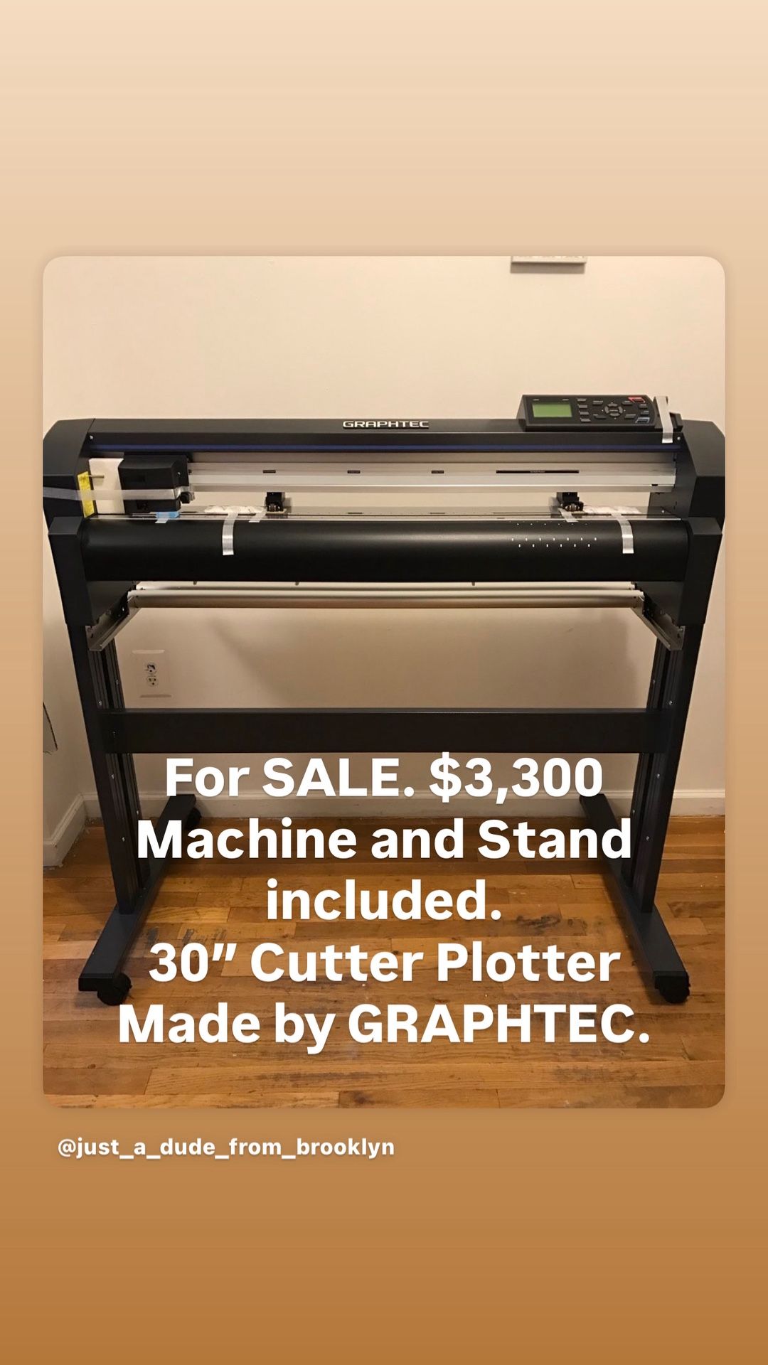GRAPHTEC 30” FC8600 Cutter plotter