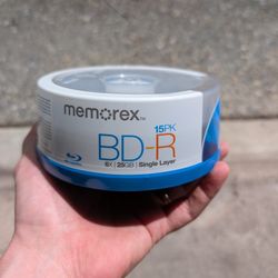 Memorex BD-R Blank Blu Rays 15 Pack
