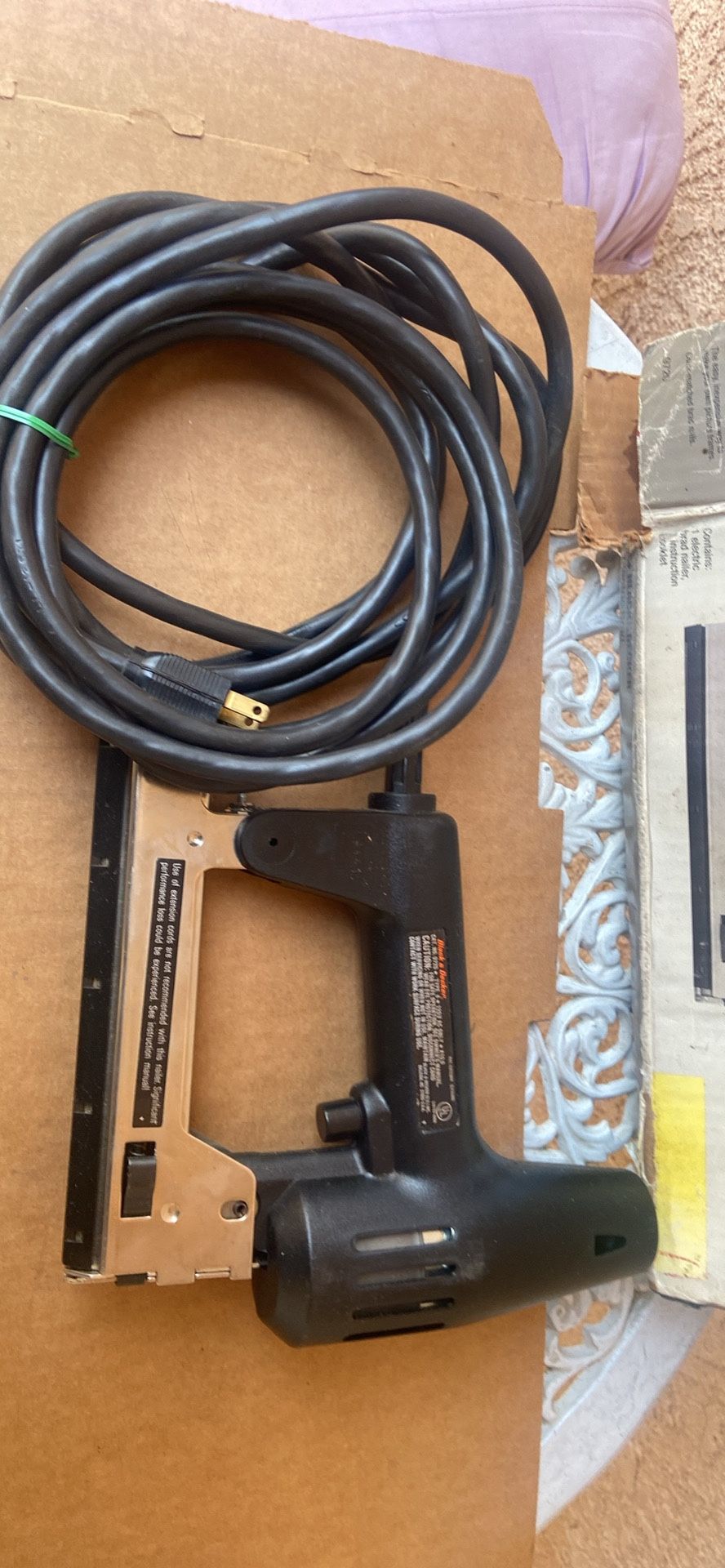 Black And Decker Electric Brad Nailer