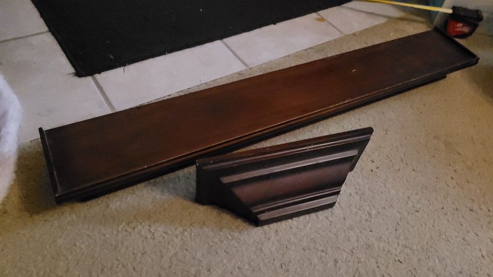 2 wall shelves