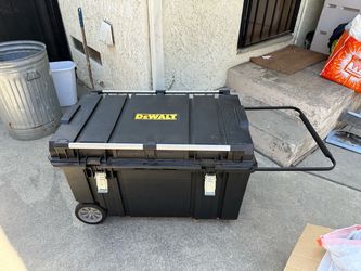 Heavy duty Dewalt job box.