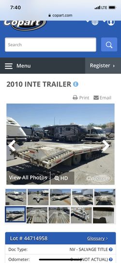 2010 interstate trailer